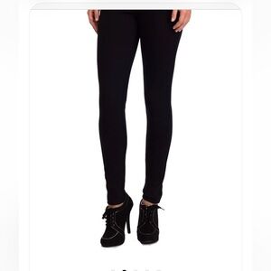Love Token Paris Ponte Fitted Leggings Black Size Large NWT